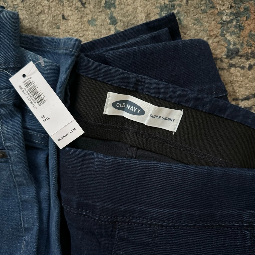 NEW Sz16 Women’s Tall Super Skinny Jeans  Pull-On Stretch Denim New With Tags - Picture 4 of 11
